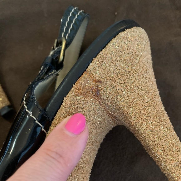 ✨ Patent Leather w Gold Glitter ✨ Bottoms - Picture 13 of 16